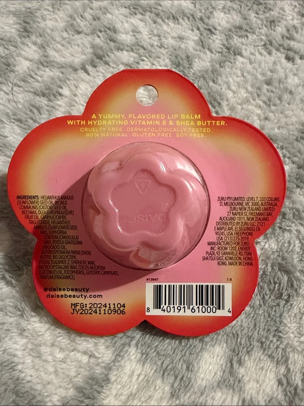 3/$15 🌸 DAISE Juicy Pomegranate Hydrating Lip Balm -